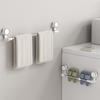 Extendable Suction Cup Towel Rack - Rotatable, Punch-Free for Bathroom Storage