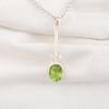 Peridot Jewelry, 925 Solid Sterling Silver Pendant, Handmade Gemstone Jewelry Pendant For Thanksgiving Gift