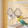 Leak Proof Bird Cage Drinking Feeder Gravity Fed Hanging Waterer Bottle Bird Water Supply Parrots
