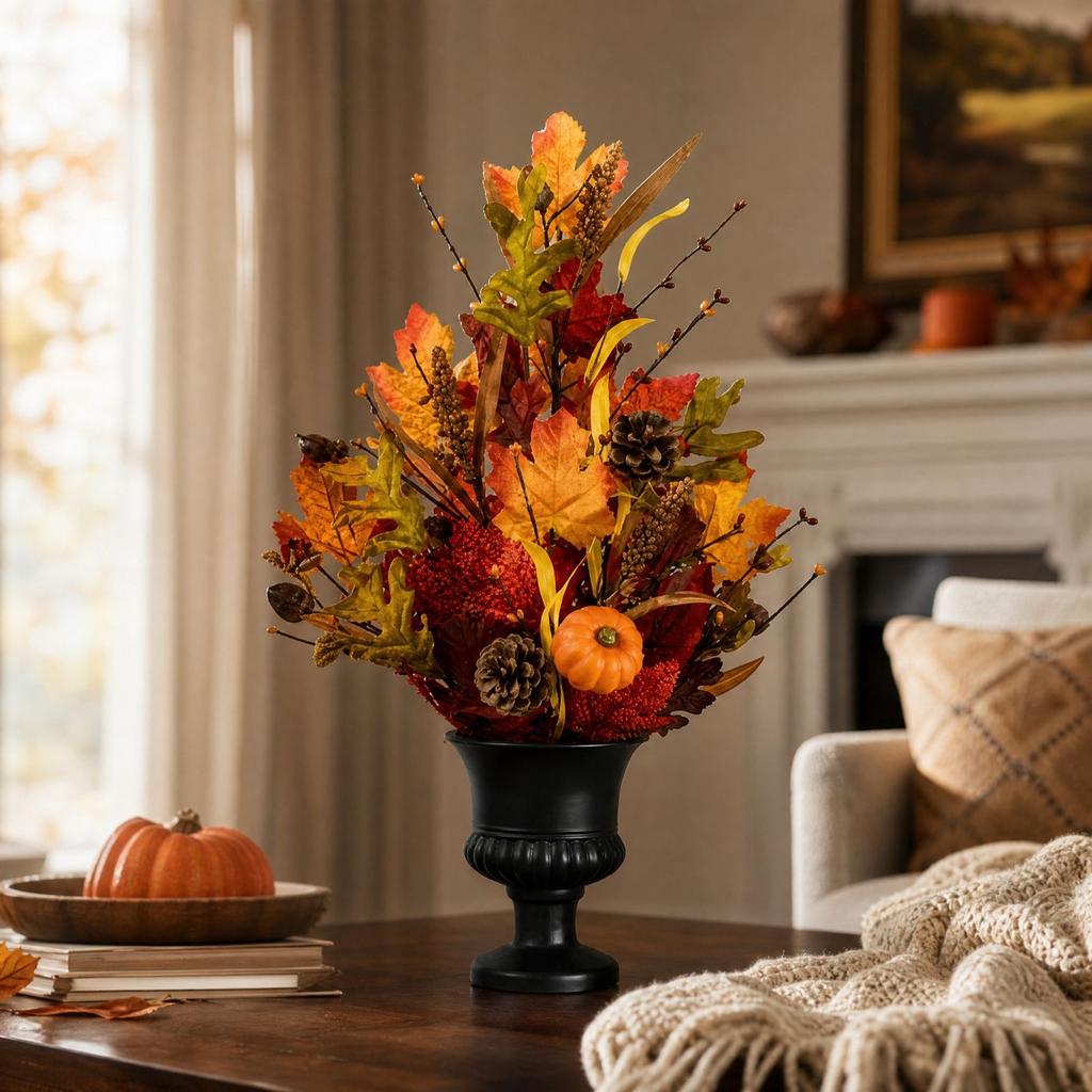 Maple Leaf Decorative Ornament for Fall Home Decor
