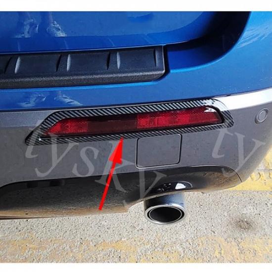 Carbon Fiber Rear Fog Light Lamp Cover Trim For Ford Explorer 2020+ Accessories