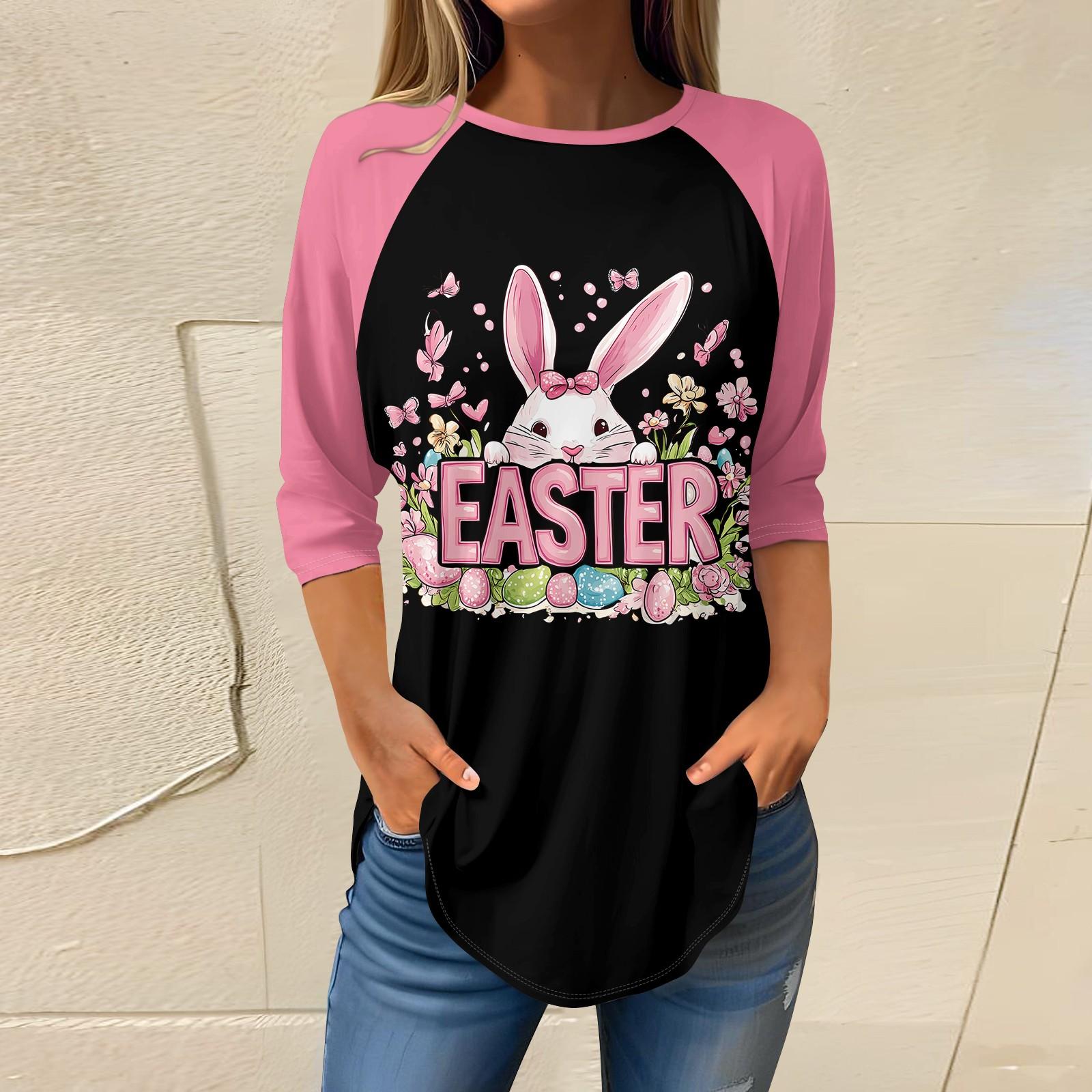 

Женские модные повседневные топы для выхода в свет с принтом и рукавом реглан, пуловер с рукавами 3/4, топы с круглым вырезом XL арбуз красный