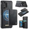 CaseMe Me80 Magnetic RFID Wallet Phone Case For Samsung Galaxy S24 FE 5G, Detachable Multi Card Slot Kickstand Anti-Theft Cover