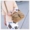 Retro Shoulder Belt Bags Canvas Male Shoulder Bag Business Single-shoulder Bag  Outdoor