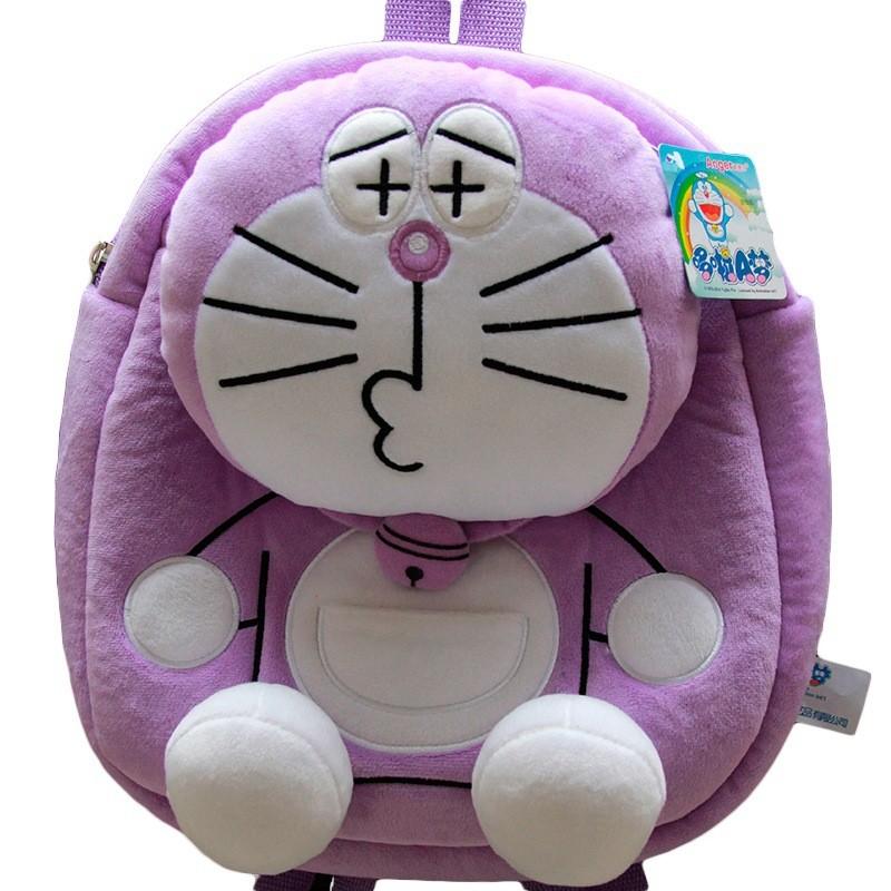 Doraemon Colors Multiple Backpack Plush Toy Shoulder Bag Kids Gift Decoration