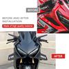 For CBR 650R 2023 Motorcycle Front Deflectors Side Winglet Wind Fin Spoiler Trim Cover Fixed Wing cbr650r 2019-2023