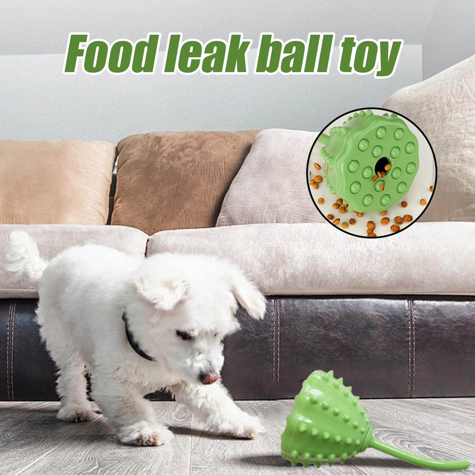 

Treat Ball For Dogs Stimulating Reusable Dog Treat Puzzle Reusable Enrichment Game Foraging Ball Plant Design For Large Medium China Mainland