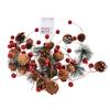 6.5ft Christmas String Lights Decoration Pinecone Berries Fairy LED Lights for Indoor and Outdoor