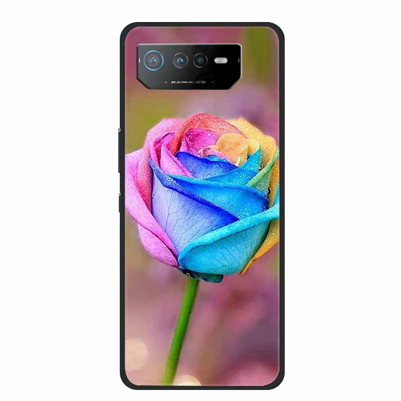 Phone Case For Asus ROG Phone 6D Ultimate Back Cover Case Black TPU Silicone Soft Coque For Asus ROG Phone 6 Pro Case Phone6 Pro