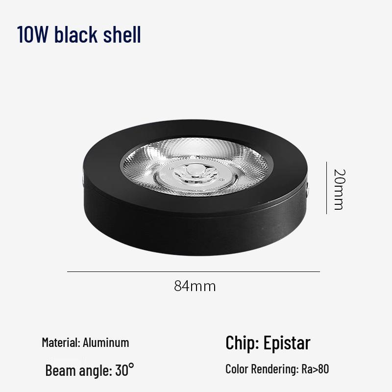 Three Pines Ultra-Thin LED Surface-Mounted Mini Spotlight for Ceiling, Wine Cabinet, and Wardrobe