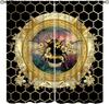 Sunflower Curtains for Kitchen,Black Pithy Rustic Sunshine Beautiful Wonderful Sunflower Plant Flower Butterfly Window Drapes