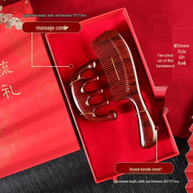 

Women s Day Gift: Wooden Comb Gift Box for Girlfriend, Wife, or Employee - Perfect for Birthdays and Engagements.