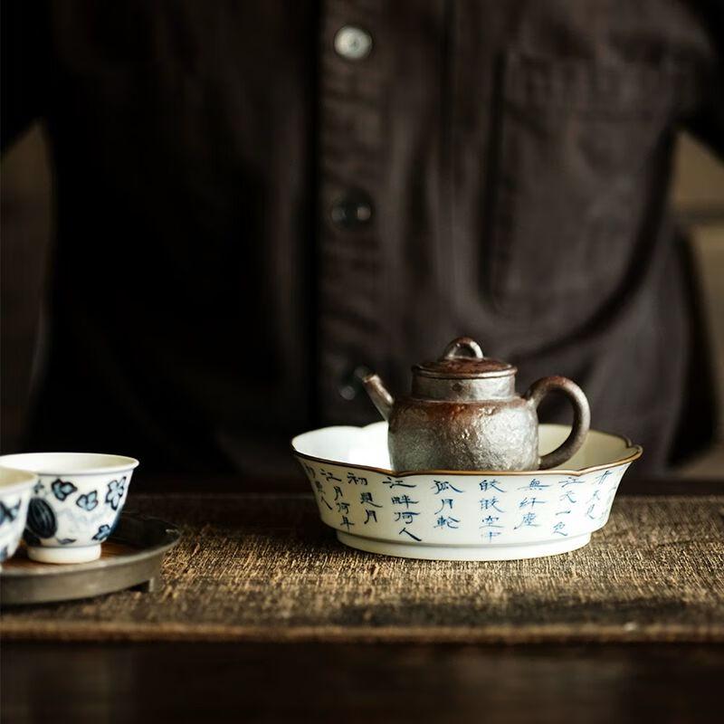 Fanshantang Jingdezhen Retro Hand-Pinched Pottery Teapot