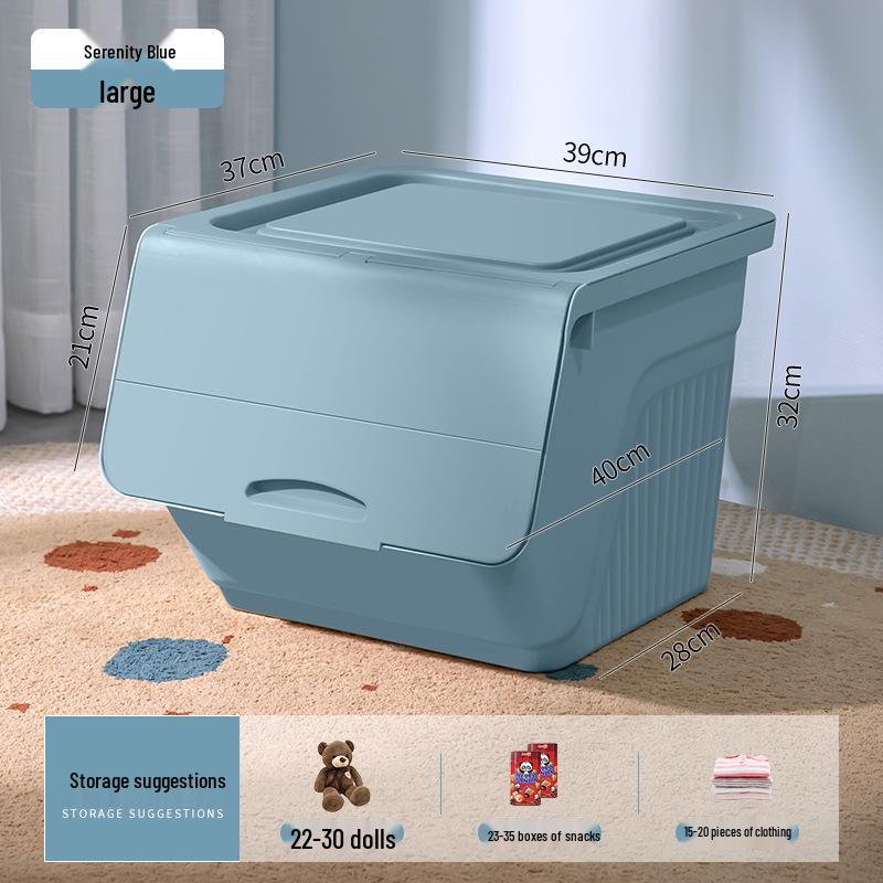 Flip-Top Storage Box for Clothes