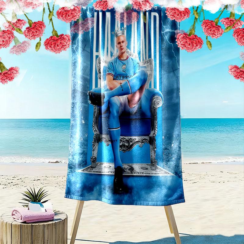 Haaland Dream Print Beach Towel, Large Soft Quick Dry Towel for Beach Camping Swimming