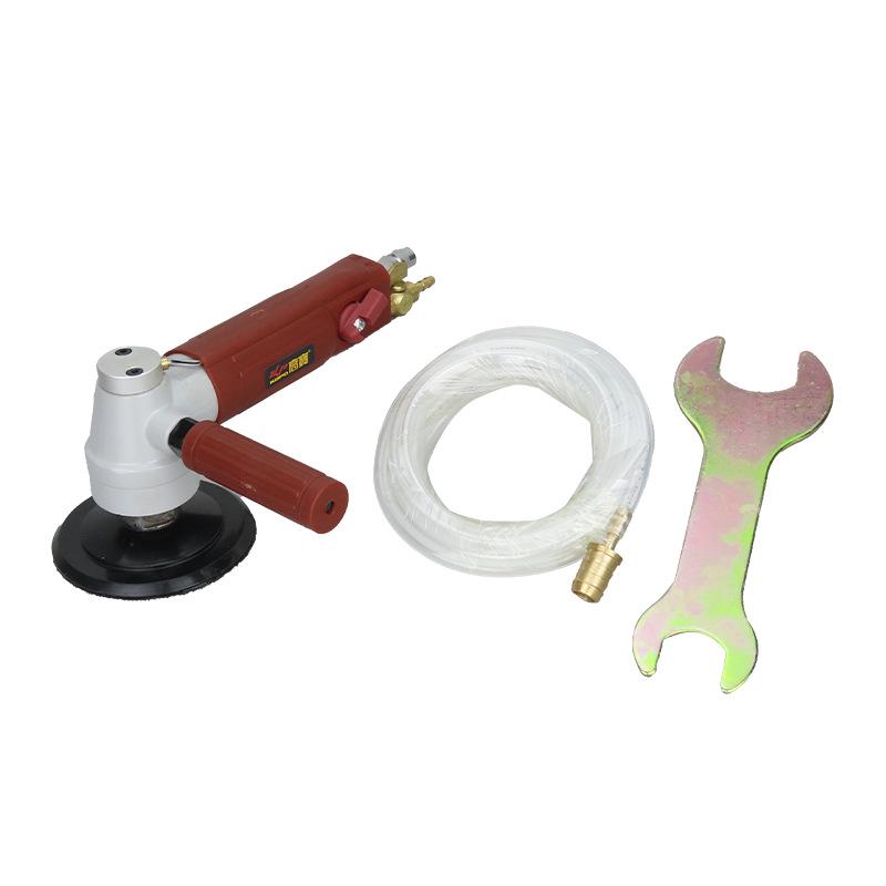 Gaobao Pneumatic Wet Polisher: 3" & 4" Air-Powered Water-Feed Stone Grinder.