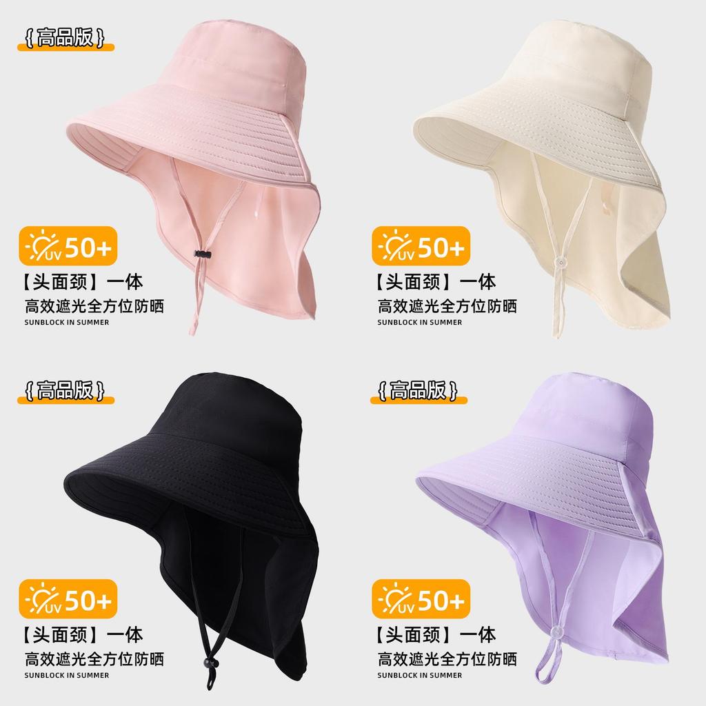 Summer Outdoor Sun Hat With Large Brim Uv Protection For Hiking And Fishing Enthusiasts