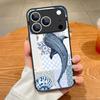 Ocean Fish Whale Print Case For iPhone 17 Pro Max Case iPhone 16 15 14 13 Pro Max 17E Magnetic For Magsafe Thin Ring Hybrid TPU+PC Matte Cover