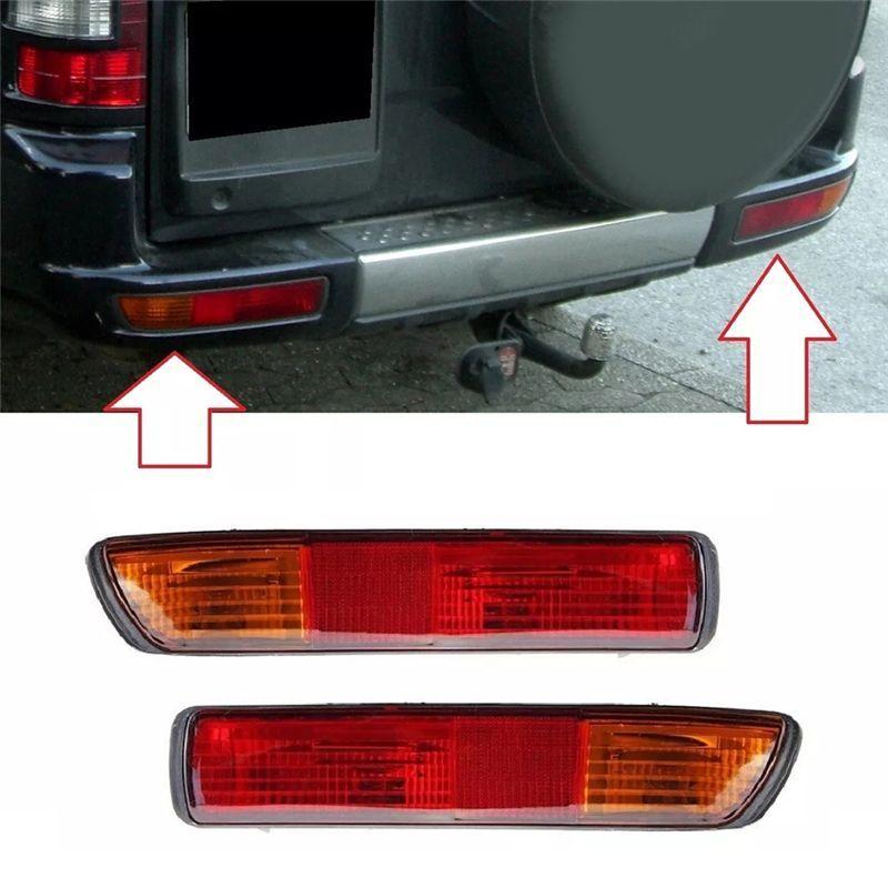 Authentic 1Pair Rear Bumper Brake Light Rear Bumper Reflector For Pajero V70 2000-2002 Tail Turn Signal With Bulb MR508783 MR508