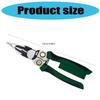 Delicate Electrical Pliers for Safe Wires Stripping Twisting Cutting and Live Wires Detection 12V 250V Alarms