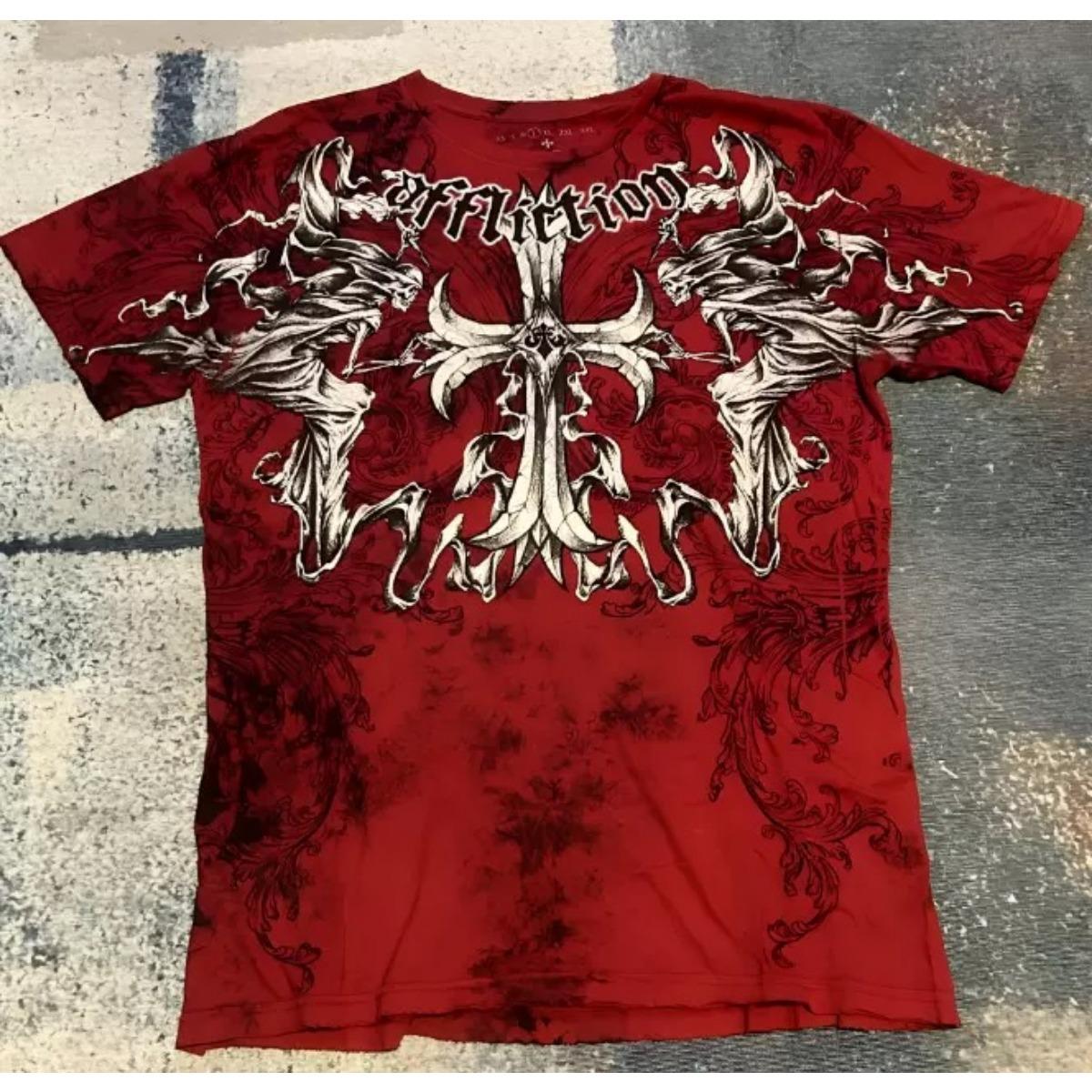 

Футболка RogueWave Print Street Y2K Чоловіча Хіп-Хоп Вінтажний Рок Оверсайз Одяг Мішкуватий Повсякденний Американська Пара Вуличний Одяг 3XL