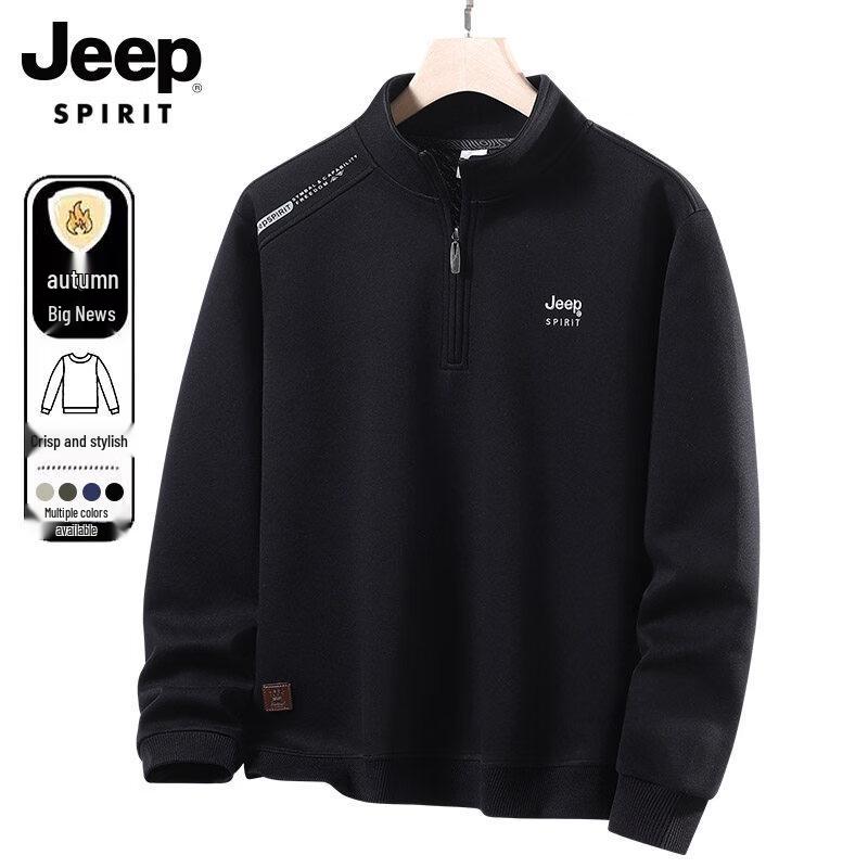 JEEP SPIRIT Men s Loose Zipper Hoodie 3XL