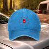 Cult Lamb Game Retro Washed Baseball Cap  Adjustable Unisex Hat for Festivals Weddings Cycling Camping Travel