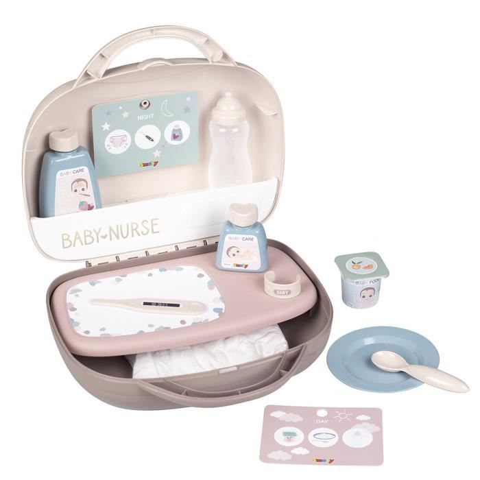 Vanity Baby Nurse - SMOBY - BN VANITY - 13 Accessoires Inclus - Multicolore - Mixte - Enfant