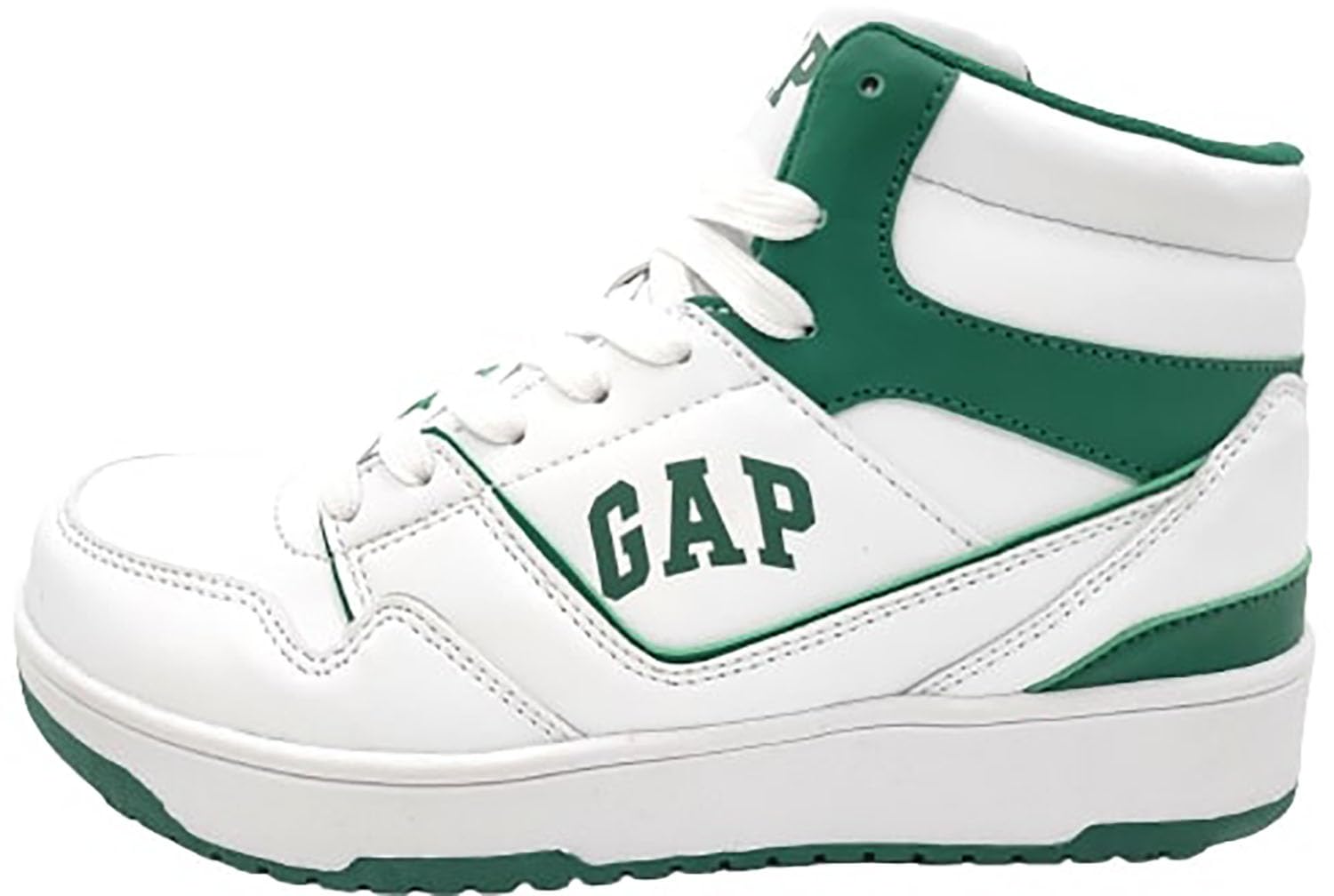

Sneakers Shoes High Cut Waterproof GPU22342 White Green cm [Gap] 27.0