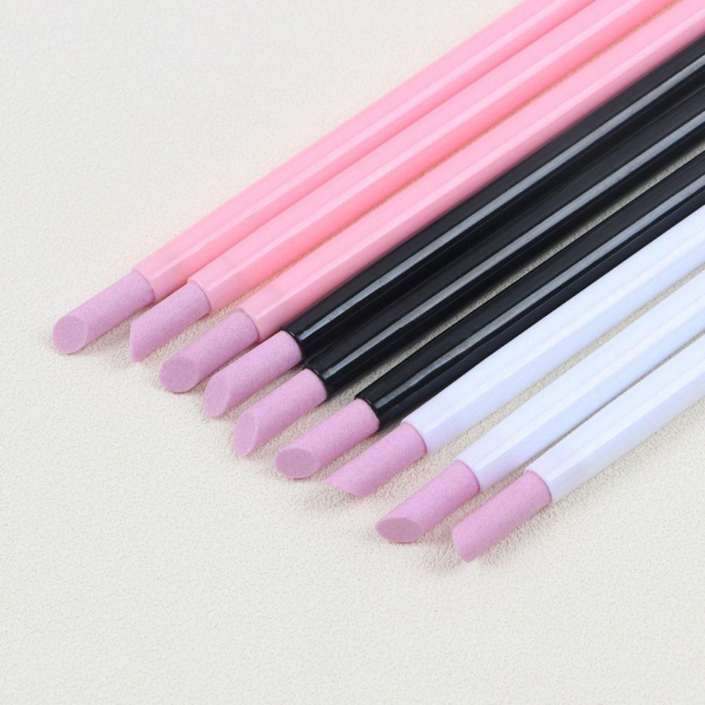 3 Colors Cuticle Remover Plastic Manicure Nail Files Durable Nail Polishing Pen  Manicure Tools