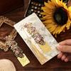 1pc Van Gogh Inspired Golden Hollow Metal Bookmark Artistic Oil Painting Design with Tassel, 8 Unique Window Shapes for Book Lovers