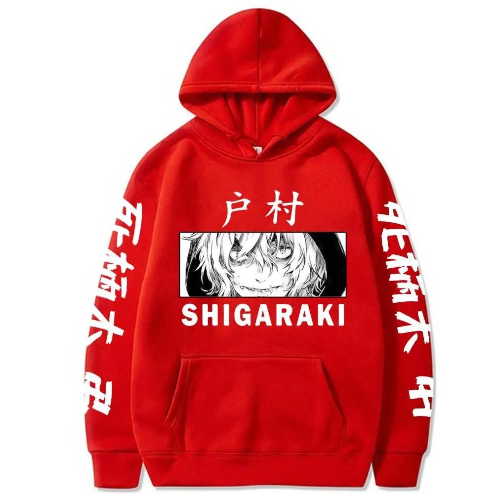 Japan Anime My Hero Academia SHIGARAKI Hoodies Men Long Sleeve Harajuku Shigaraki Tomura Unisex Oversize Sweatshirt