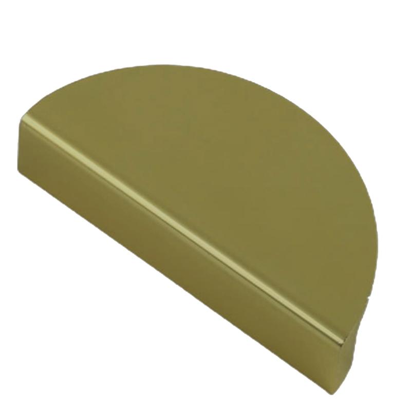 1PC Wardrobe Door Pulls Furniture Drawer Knob Handle Aluminum Alloy Pulling Half Moon Door Handle Cupboard Shoe Cabinet