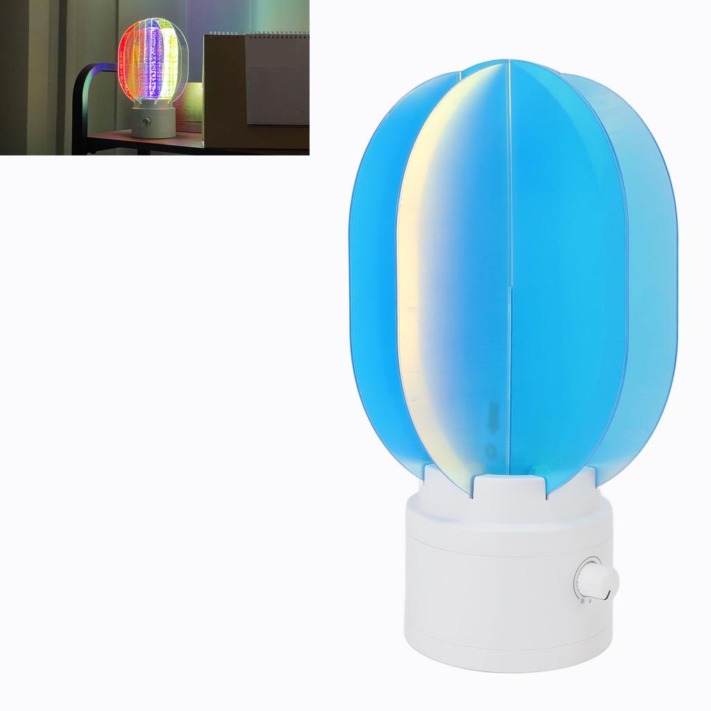 Aurora Table Lamp Rotating Multicolor Night Light Stepless Dimming LED Cordless Bedside Lamp Rechargeable 1800mAh Battery for Bedroom Living Room