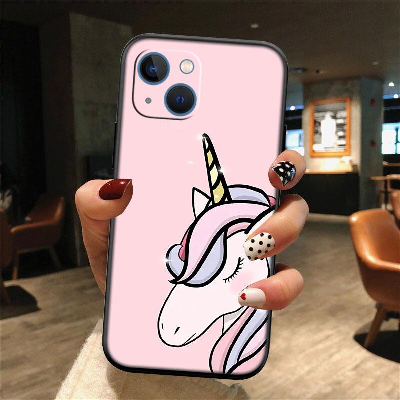 IK21 Cartoon Unicorn Phone Case for OPPO A40 A60 A80 A15 A16 A16K A12 A17 A17K A54 A54S A53 A53S A55 A56 A57 A98 F23