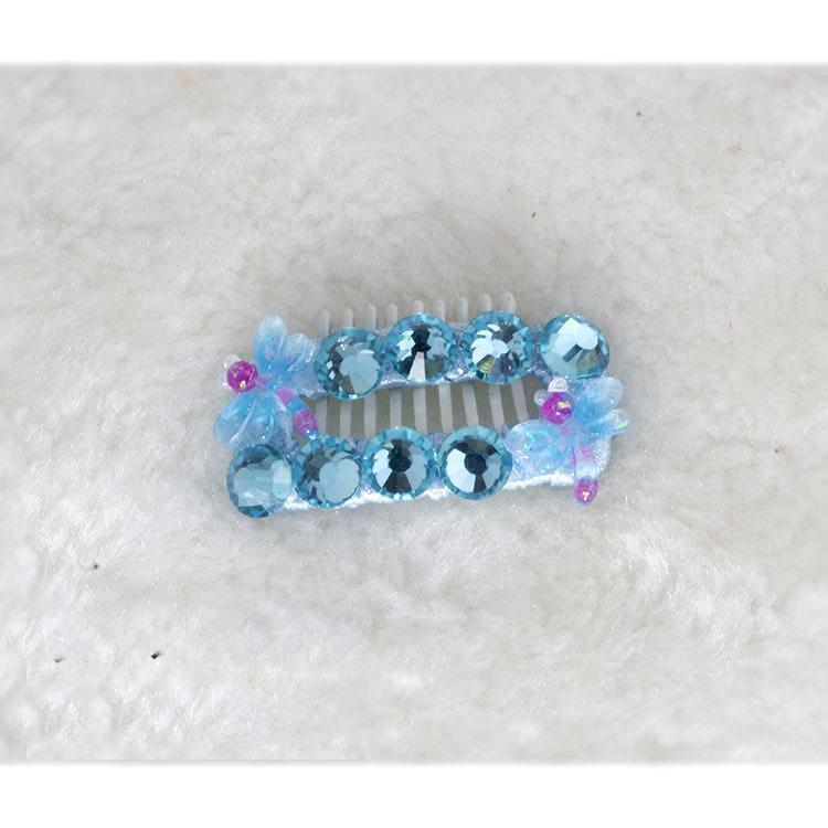 Dream Princess Rhinestone Hair Clip for Yorkshire Terrier & Maltese Puppies - Shiny Pet Accessory