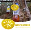 10Pcs Wasp Trap Catcher Flower Shape Flying Insect Funnel Trap Bee Hornet Catcher Garden Outdoor Hanging Pests Control Tool