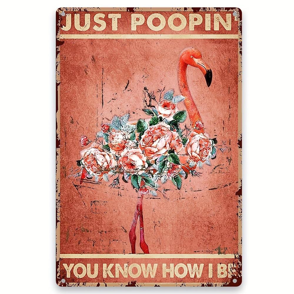 Vintage Garden Metal Tin Sign - Floral & Gardening Tools Design Perfect for Bar Cafes Restaurants, Garages & Home Decor Wall Art