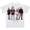 A Tribe Called Quest Men's Twirl Group Photo T-Shirt White _ Officially Licensed Merchandise