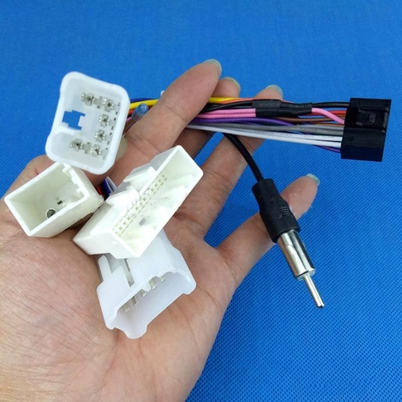 16-stykowy adapter kabla wtyczki Adapter kabla do okablowania radia Adapter kabla do samochodowego radia Adapter kabla do okablowania radia samochodowego