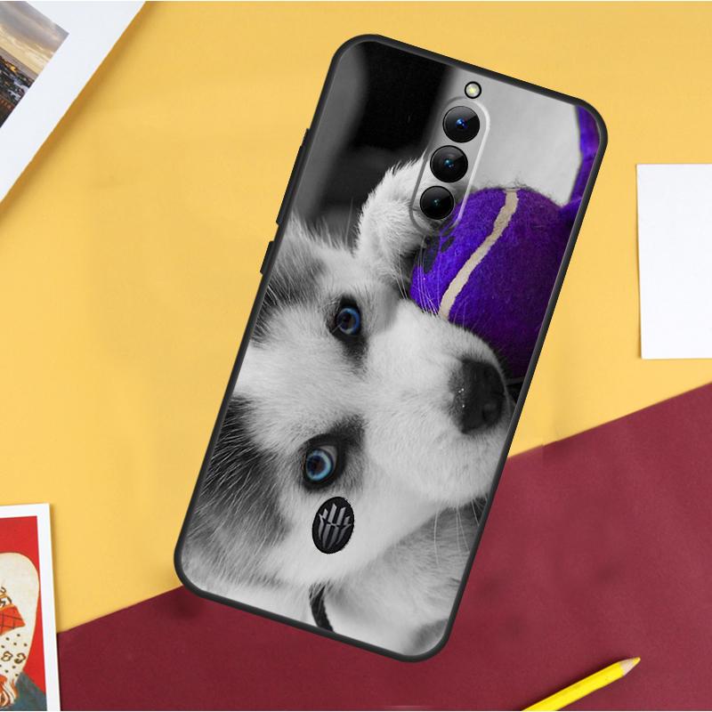 Animal Dog Husky Case For ZTE Nubia Red Magic 11 Pro 9 8 8S 9S 10S 10 Pro Plus 6R 6 7 6S 7S Pro 10 Air Cover