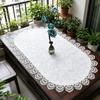 Oval Lace Table Runner, Vintage Table Runner Doily, Retro Lace Table Runner Floral Placemat for Coffee Table Dining Table Decor