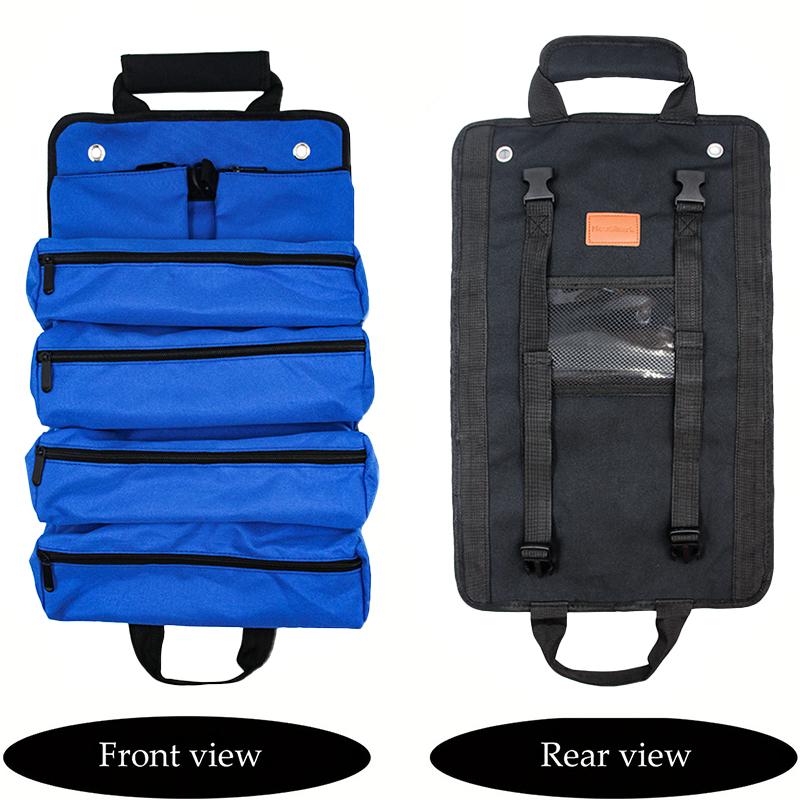 Tool Kit, Scroll Tool Storage Bag, Convenient Roll Bag, Tool Storage Detachable Multifunctional Tool Kit