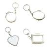 Easy To Clean Metal Keyring Cosmetic Mirror for Travel Office and Daily Activities Featuring Sturdy Construction