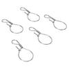 5PCS Fishing Locks Stainless Steel Single Handed Live Fish Lock Buckle for Freshwater Saltwater Fish