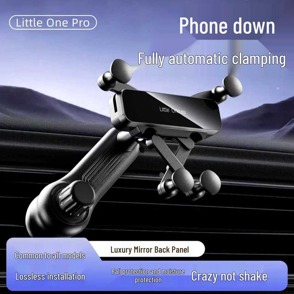Universal Gravity Linkage Car Phone Holder for Air Vents - Customizable Navigation Bracket