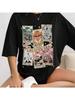READER ERA Skeleton Card Pattern Print Wounisex's T- Shirt Summer Fashion Wounisex's T-Shirt  Wounisex's Art Round Neck
