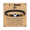 JYL TS Bracelet Adjustable  Cross Sports Charm Ignites Passion & Perseverance