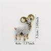 Vintage Fashion Design Goat Brooch Cute Animal Brooch Clothing Accessories for Holiday Gifts