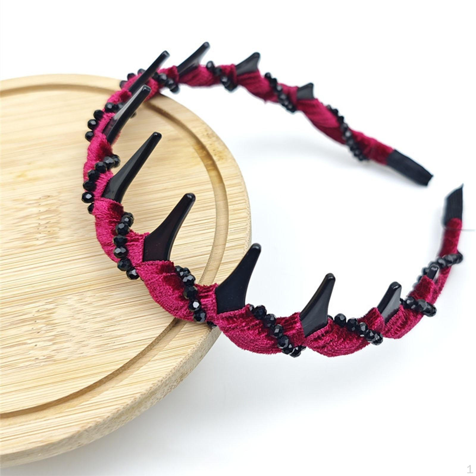 

Аксессуары для волос Повязка на голову с гребнем для женщин и девушек красный